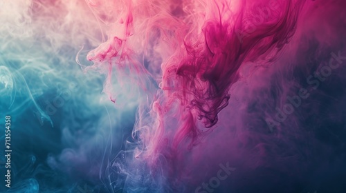 Vibrant Smoke Art, Colorful Airborne Display