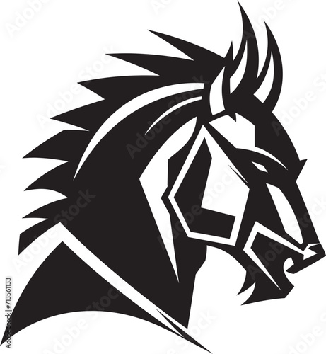 Stealth Sentinel Lancer Warrior Emblem Design Elite Enforcer Mascot Logo for Lancer Soldier