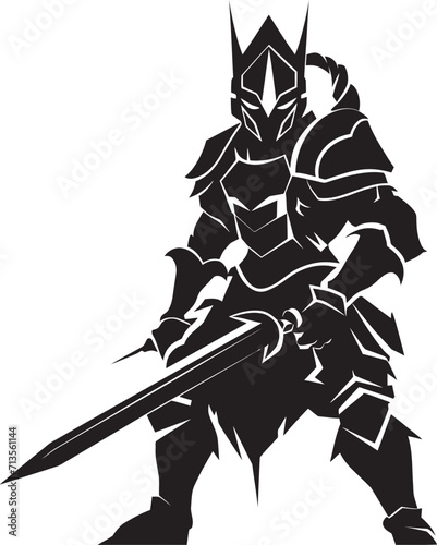 Ghost Guardian Vector Lancer Soldier Logo Shadow Serpent Lancer Soldier Mascot Emblem