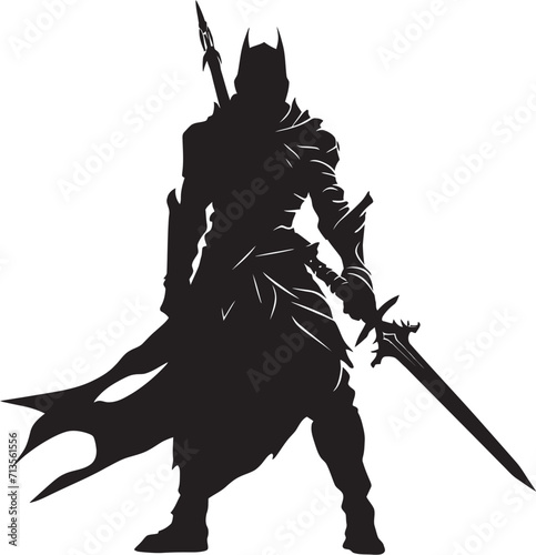 Iron Legionnaire Mascot Logo Design for Lancer Soldier Swift Spearhead Vector Icon of Lancer Soldier Mascot