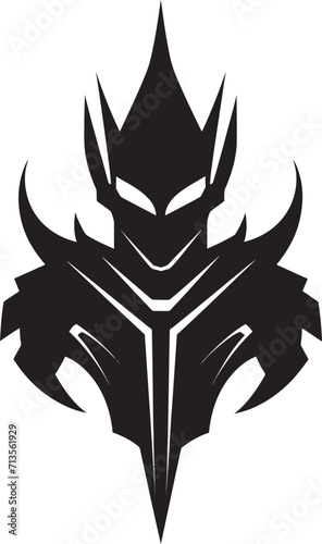 Vanguard Victory Mascot Emblem for Lancer Soldier Crimson Lance Vector Icon of Lancer Soldier Mascot