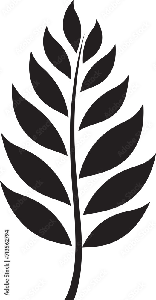 Natures Harmony Elegant Leaf Silhouette Logo Verdant Essence Vector Icon of Leaf Silhouette Natures Harmony Elegant Leaf Silhouette Logo Verdant Essence Vector Icon of Leaf Silhouette