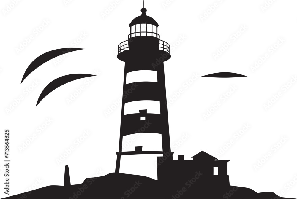 Coastal Sentry Brilliance Nautical Lighthouse Emblem Beacon of Maritime Hope Vector Icon for Lighthouse Design Coastal Sentry Brilliance Nautical Lighthouse Emblem Beacon of Maritime Hope Vector Icon for Lighthouse Design