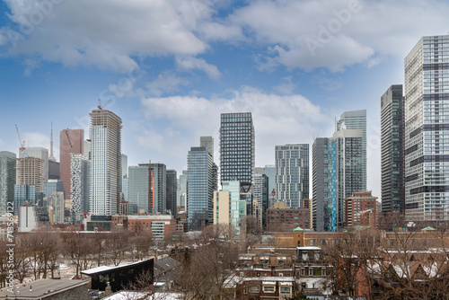 Recently completed and ongoing highrise construction is transforming the Toronto city skyline amid an ongoing condominium boom. © Colin N. Perkel