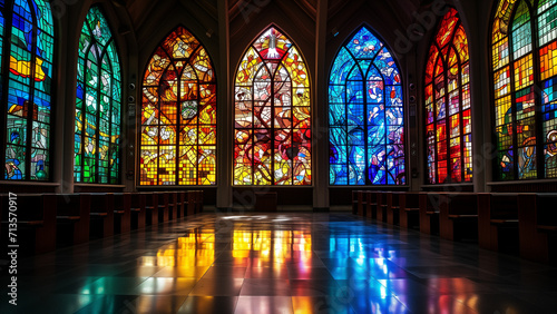 Stained Glass in Magnificent Architectur