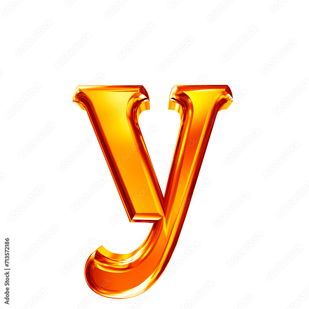 Redhead symbol with bevel. letter y Redhead symbol with bevel. letter y