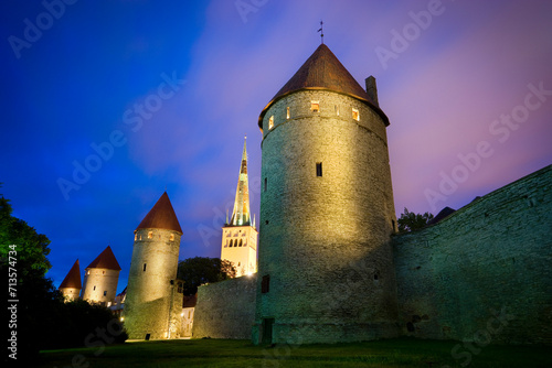 Medieval city walls of Tall...