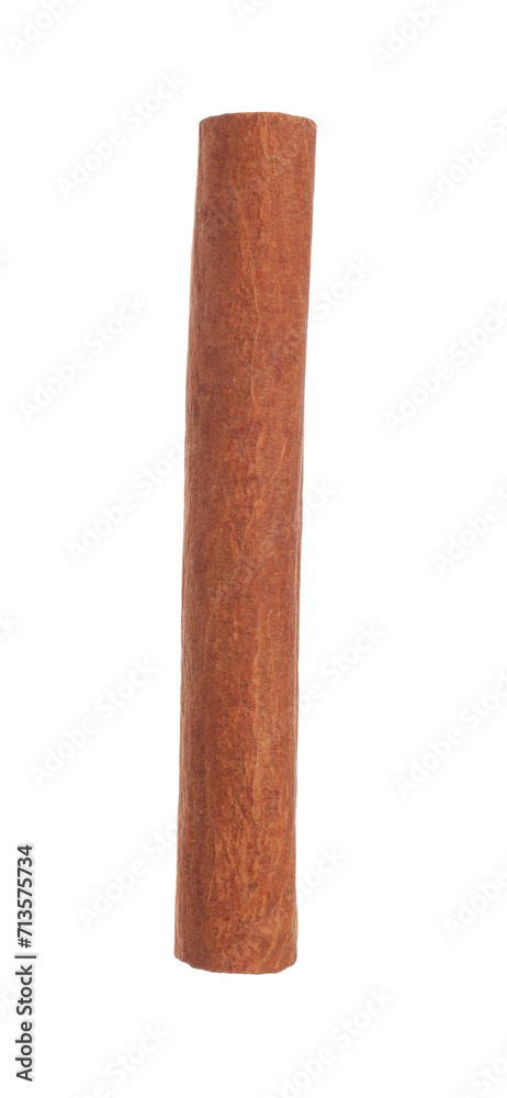 Dry aromatic cinnamon stick isolated on white Dry aromatic cinnamon stick isolated on white