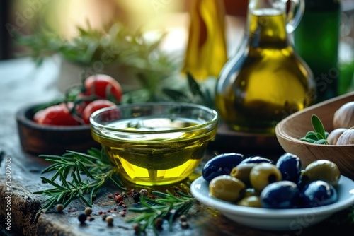 Bowl of Olives, Tomatoes, and Olive