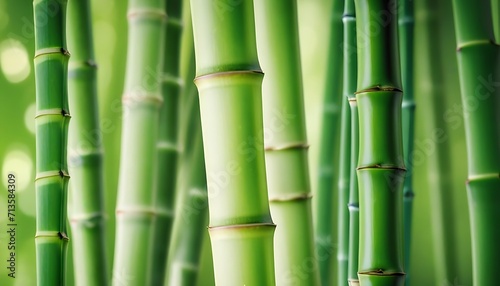 Green bamboo branchs background 