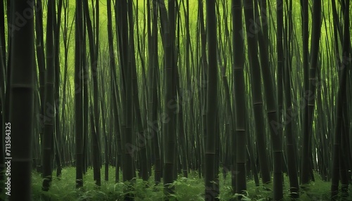 Dark bamboo forest background