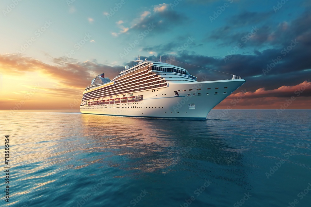 Cruise Vacation Travel Beach Summer Trip Sky Sea Concept Cruise Vacation Travel Beach Summer Trip Sky Sea Concept