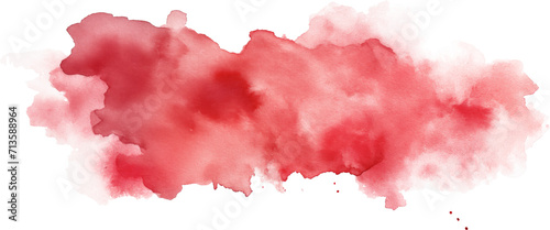 Red watercolor stain photo