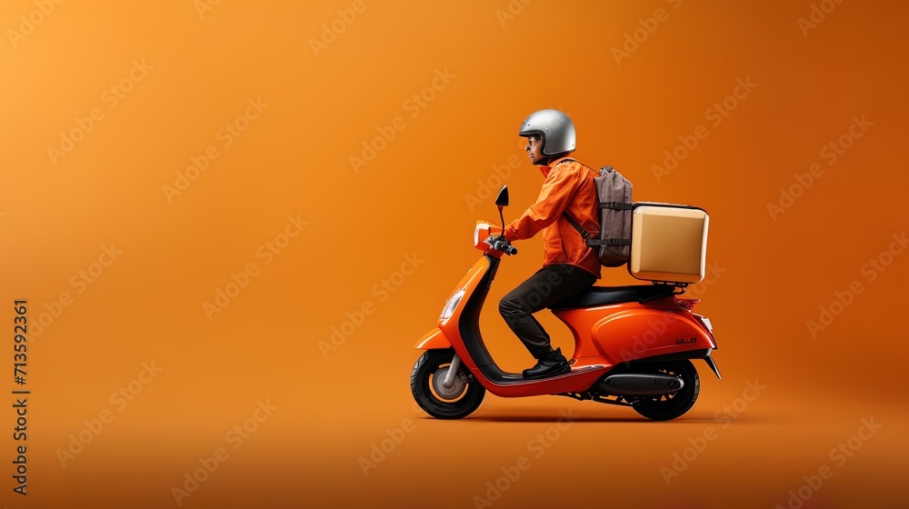 Home delivery concept. generative AI Home delivery concept. generative AI