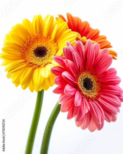 Colorful Flowers in a Vase