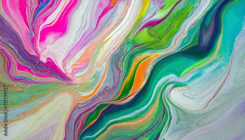 Abstract Colorful Marble Texture