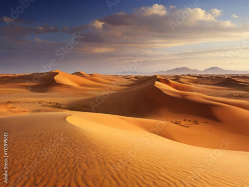 sand dunes in the desert