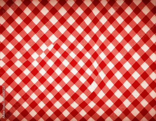 red white vector - table cloth, picnic blanket