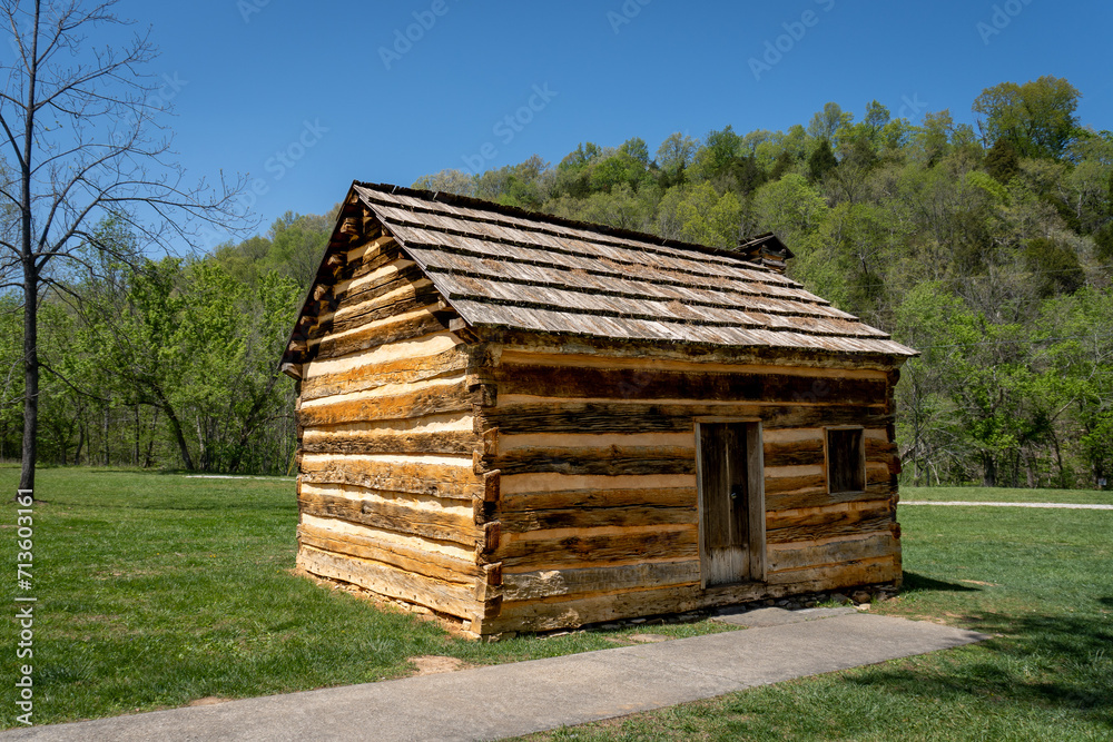 Knob Creek, Kentucky where Abraham Lincoln lived as a young child. The