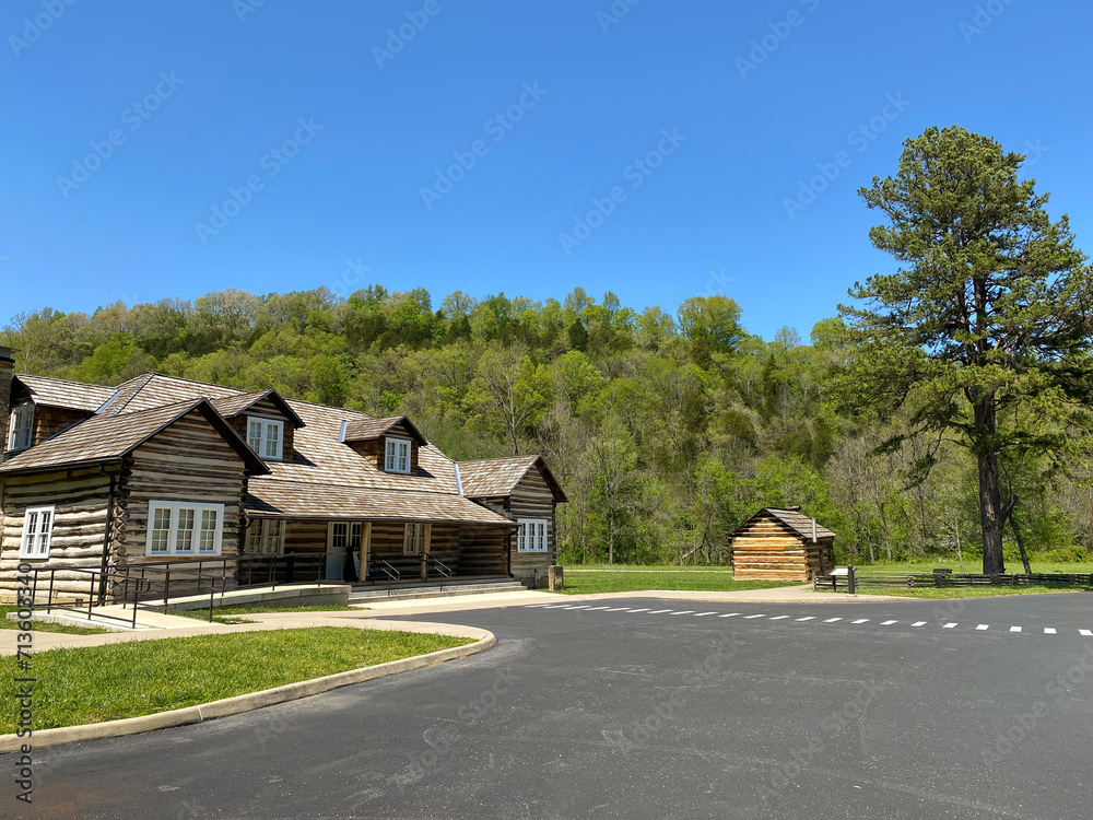 Lincoln Tavern was built on Lincoln Trail in Knob Creek, Kentucky in