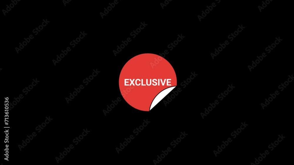 Top round sticker Animation with transparent Background Top round sticker Animation with transparent Background