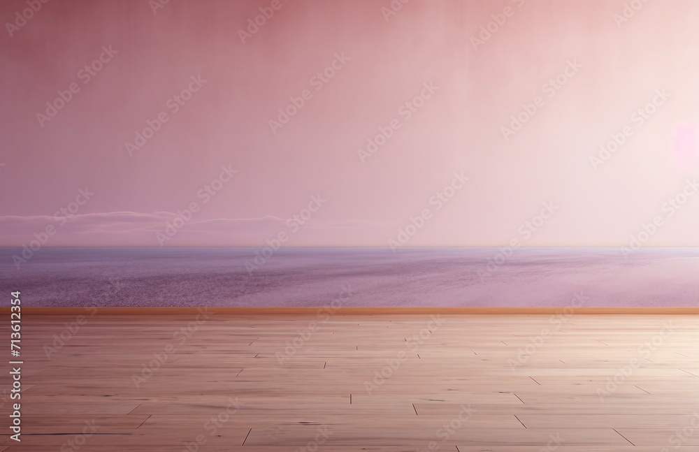 empty room with wooden floor, wallpaper, background