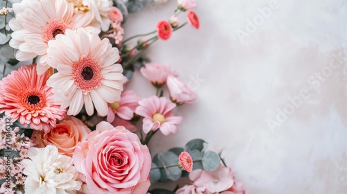 Colorful Flowers Arranged on a Table © BrandwayArt
