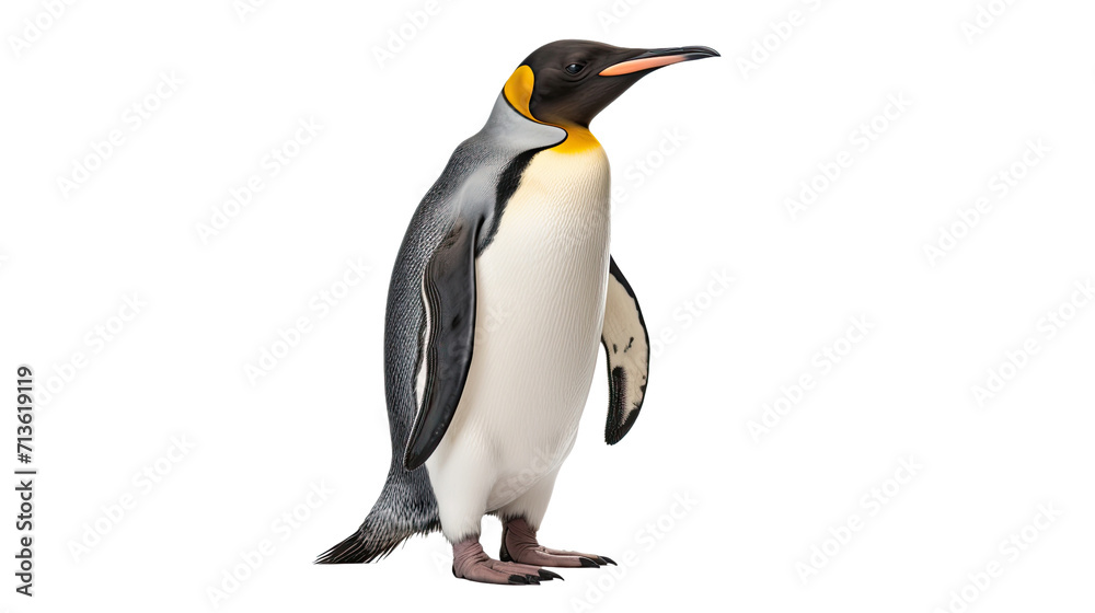 Fototapeta premium Penguin isolated on a transparent background