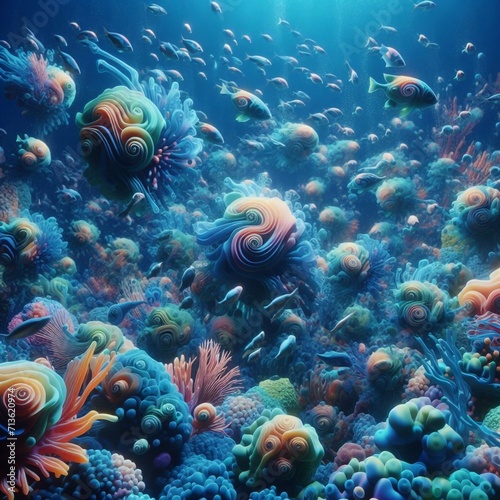 coral reef marine life