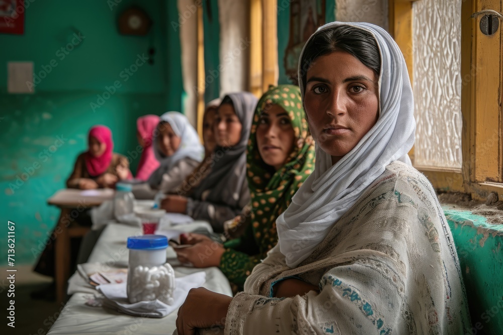 Healthcare Workers in Herat's Clinics: Providing Dedicated Medical Care and Support to Families Facing Health Challenges in the Heart of Afghanistan. A Compassionate Frontline Commitment to Community 