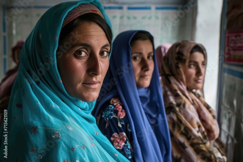 Healthcare Workers in Herat's Clinics: Providing Dedicated Medical Care and Support to Families Facing Health Challenges in the Heart of Afghanistan. A Compassionate Frontline Commitment to Community  photo