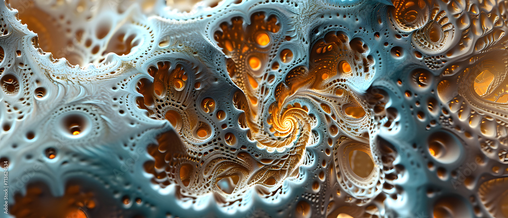 Mesmerizing swirls draw the eye into a chaotic yet captivating abstract world