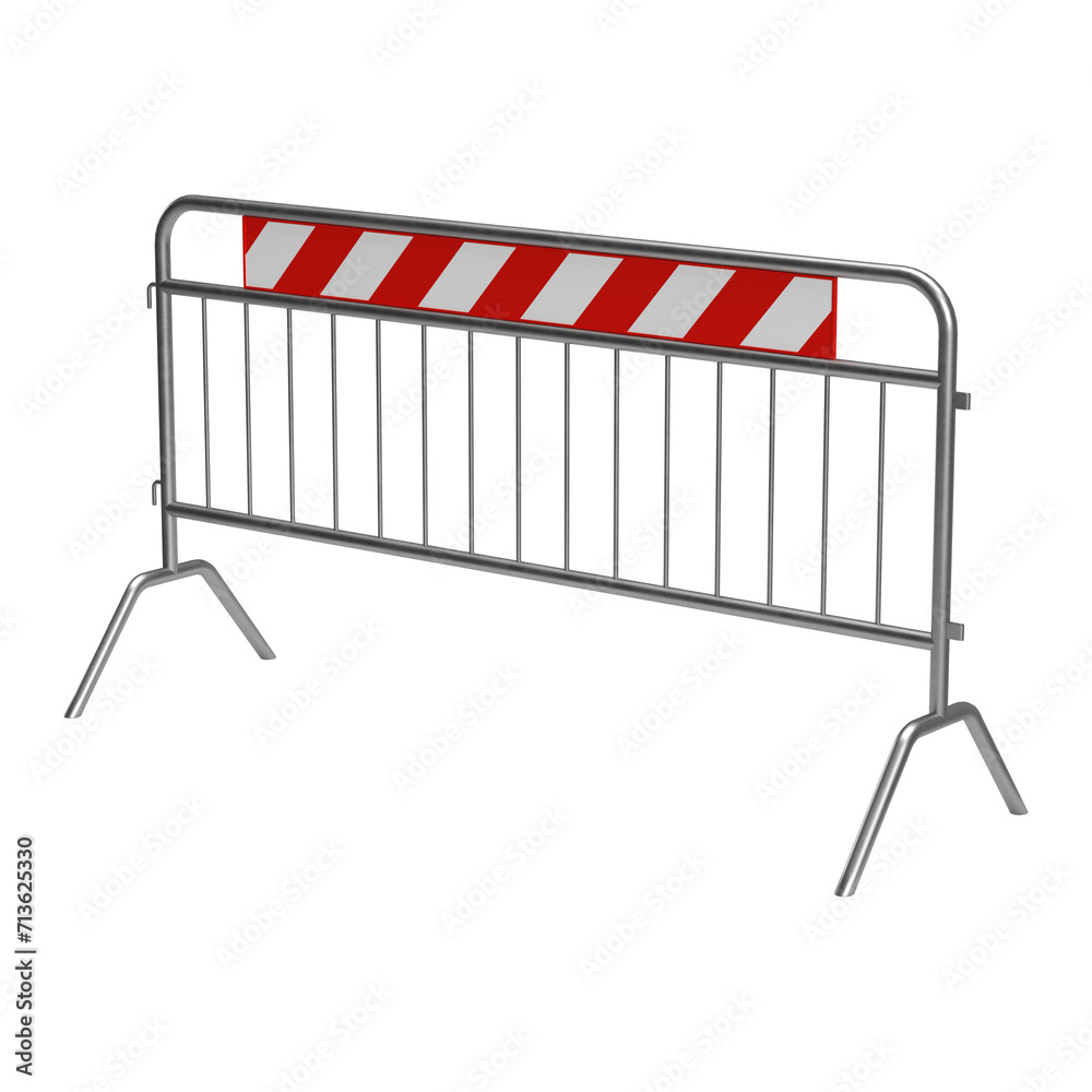 barrier isolated on white