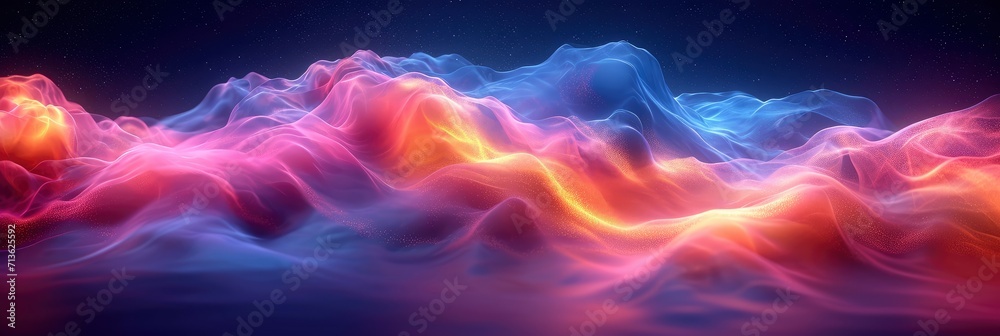 Abstract Color Flow Grain Texture Dark Background, Background Image, Background For Banner, HD