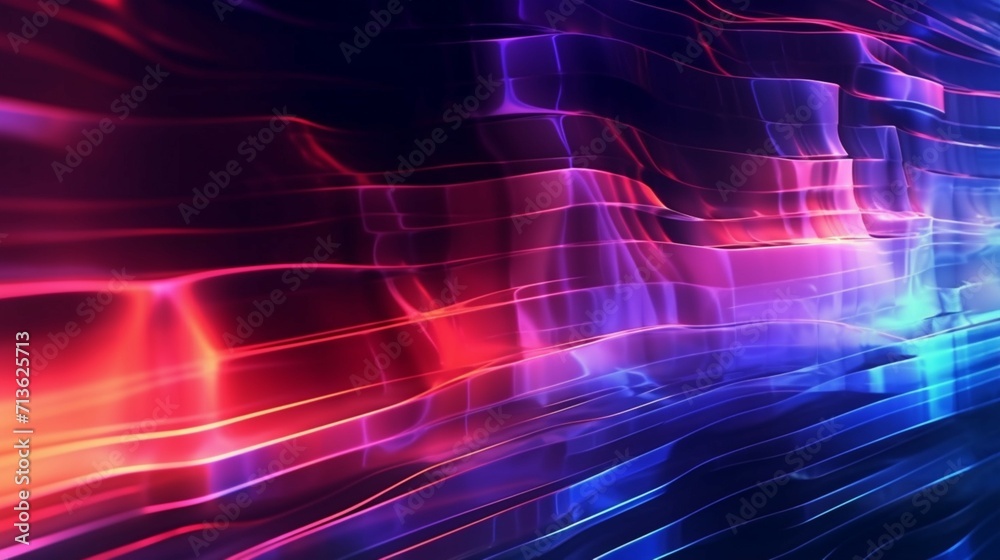 Abstract digital background featuring dynamic lines Ai Generative