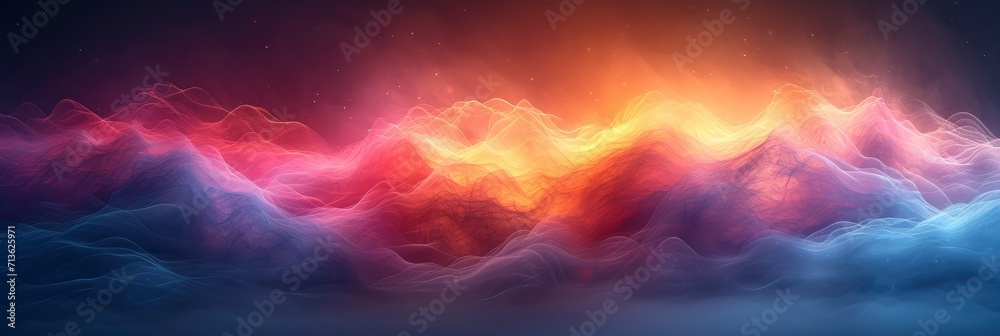Abstract Glowing White Blue Red Color Wave Grainy, Background Image, Background For Banner, HD Abstract Glowing White Blue Red Color Wave Grainy, Background Image, Background For Banner, HD