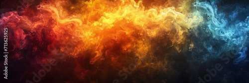 Abstract Flame Colors Grainy Gradient Background, Background Image, Background For Banner, HD © ACE STEEL D