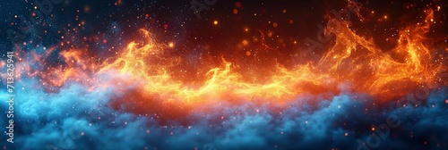 Abstract Flame Grainy Gradient Background Noise, Background Image, Background For Banner, HD
