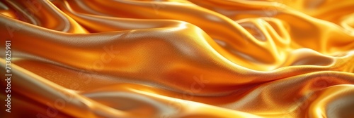 Abstract Golden Background Silk Satin Smooth, Background Image, Background For Banner, HD