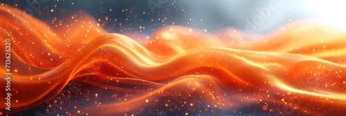 Abstract Wave Gradient Background Orange, Background Image, Background For Banner, HD