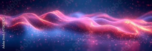 Blue Pink Vibrant Neon Colors Abstract Grainy Back, Background Image, Background For Banner, HD