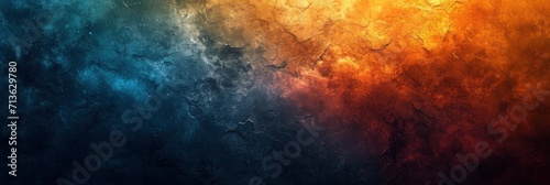 Dark Grainy Gradient Background Orange Teal, Background Image, Background For Banner, HD