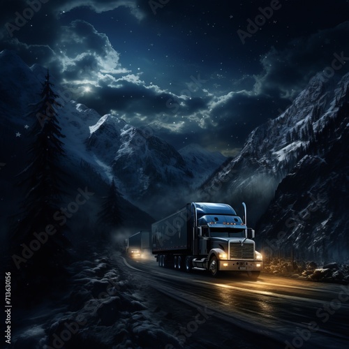 Trucking Along: The Backbone of Transportation © luckynicky25