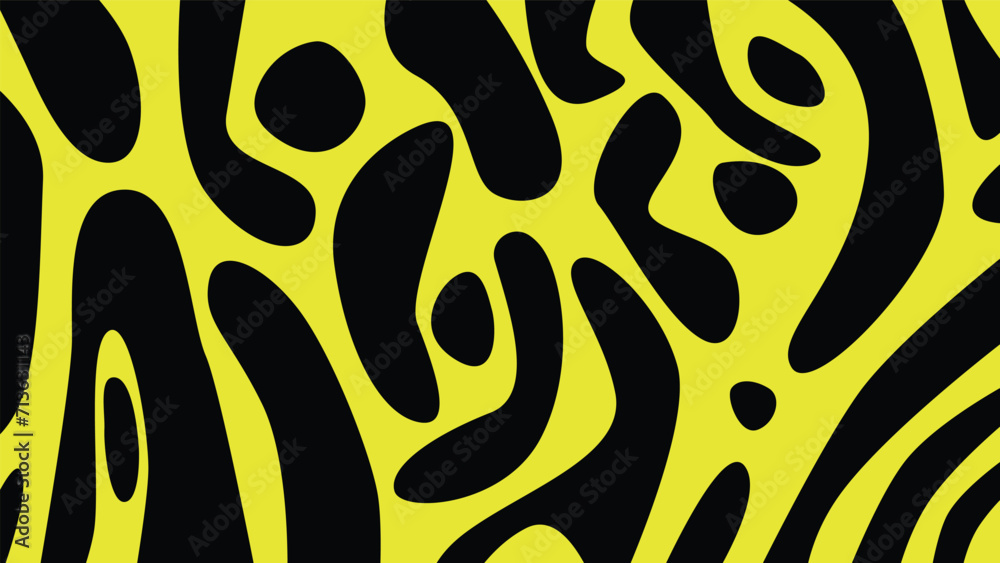 Obraz premium colorful black liquid background
