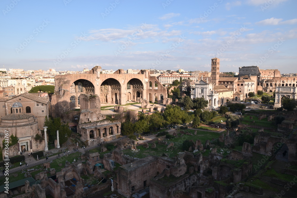 Rome City Colosseum Forum Romanum