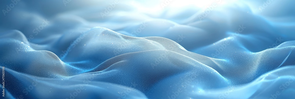Obraz premium Light Blue Elegant Background Abstract Waves Grain, Background Image, Background For Banner, HD