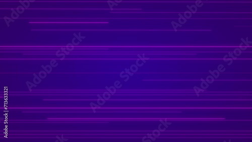 purple pink flowing lines new2D animation of glowing horizontal lines streaming across the screen. Deep vibrant purples technology backdrop , seamless loop abstract background 4k photo