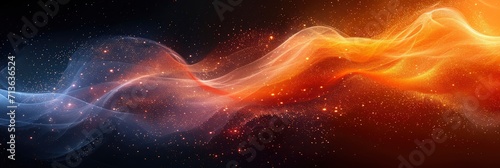 Red Orange Grainy Gradient Abstract Color Wave, Background Image, Background For Banner, HD