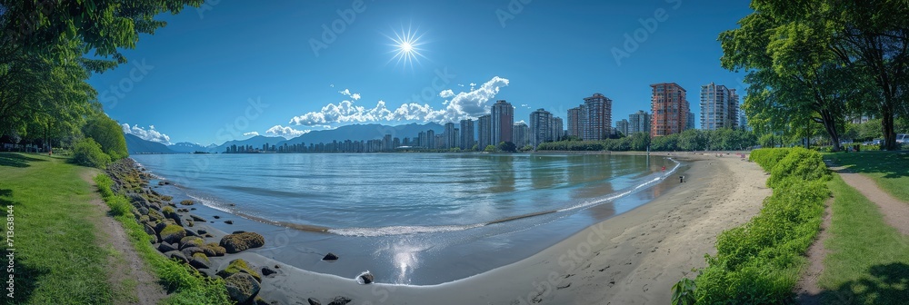 Vancouver Canada Sign, Background Image, Background For Banner, HD