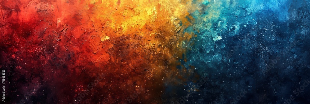 Vibrant Color Gradient On Black Grainy Textured, Background Image, Background For Banner, HD